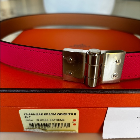 Hermes Charniere Rose Extreme Epsom - Picture 2 of 5